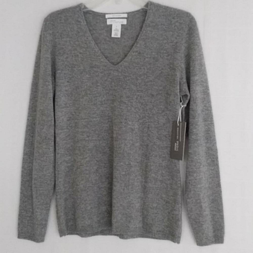 100% Cashmere Nordstrom V-Neck Sweater